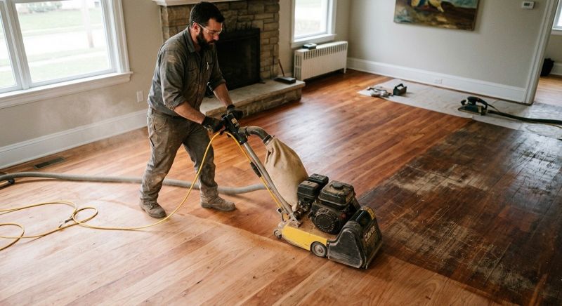 Cherry Floor Refinishing in Kansas City, KS