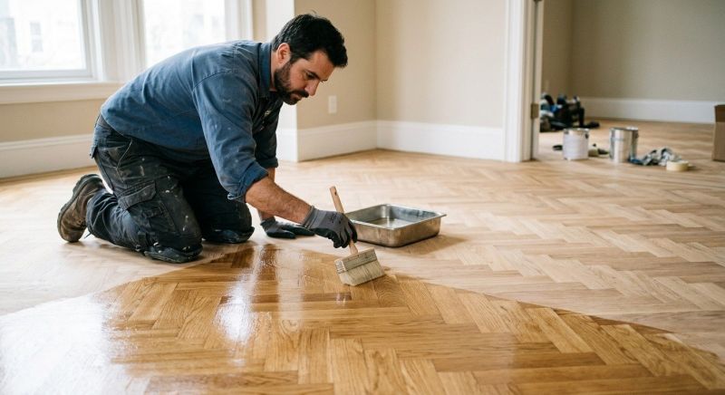 Parquet Floor Refinishing in Olathe, KS