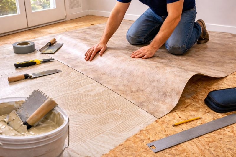 Sheet Vinyl Installation in Austin, TX