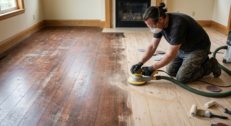Tiger Wood Floor Refinishing in Kansas City, KS